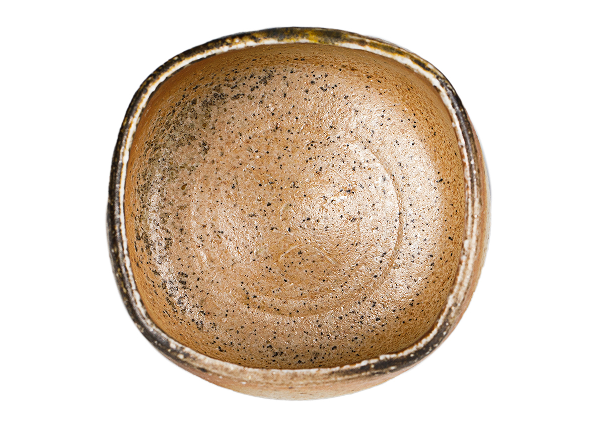 Пиала # 52126, дровяной обжиг, керамика Дэхуа, ручная работа, 100 мл.