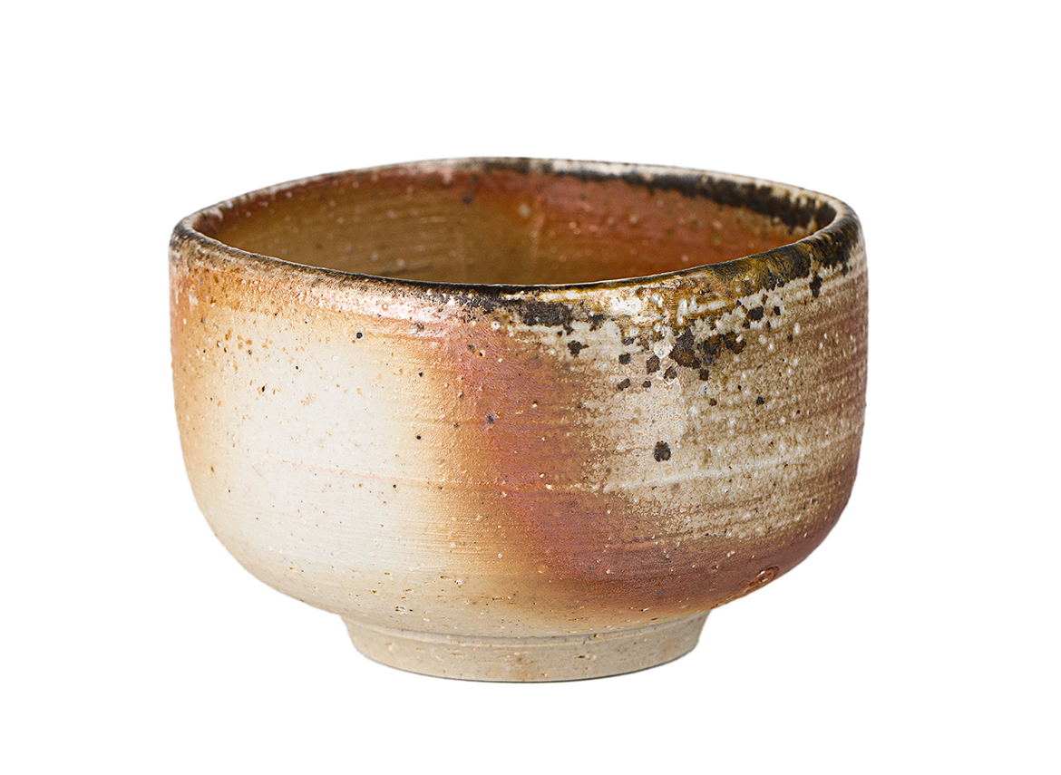 Пиала # 52126, дровяной обжиг, керамика Дэхуа, ручная работа, 100 мл.