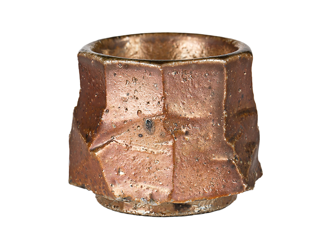 Пиала # 52127, дровяной обжиг, керамика Дэхуа, ручная работа, 65 мл.