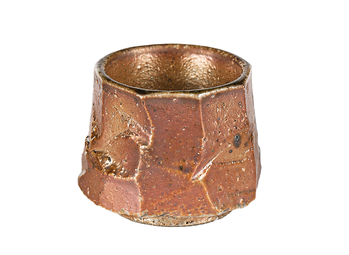 Пиала # 52127, дровяной обжиг, керамика Дэхуа, ручная работа, 65 мл.