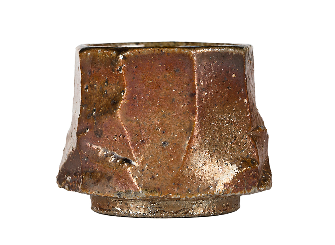 Пиала # 52127, дровяной обжиг, керамика Дэхуа, ручная работа, 65 мл.