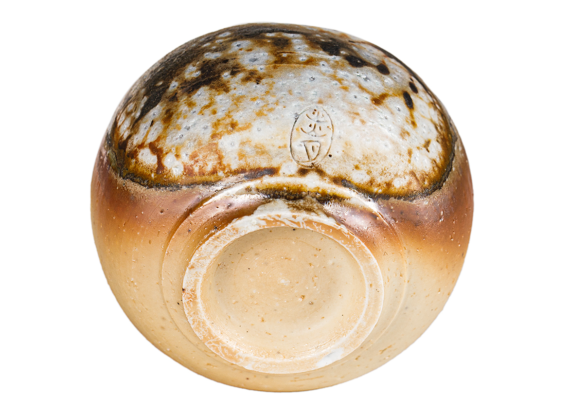 Пиала # 52130, дровяной обжиг, керамика Дэхуа, ручная работа, 60 мл.