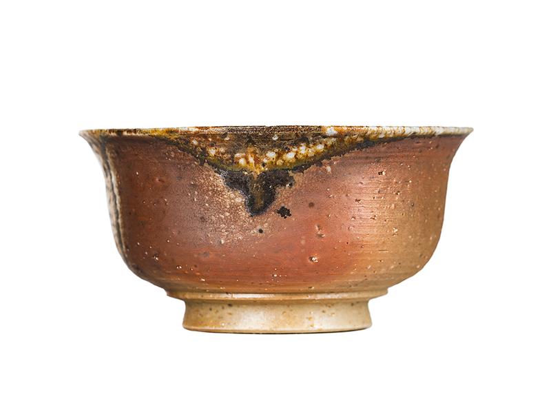 Пиала # 52134, дровяной обжиг, керамика Дэхуа, ручная работа, 65 мл.