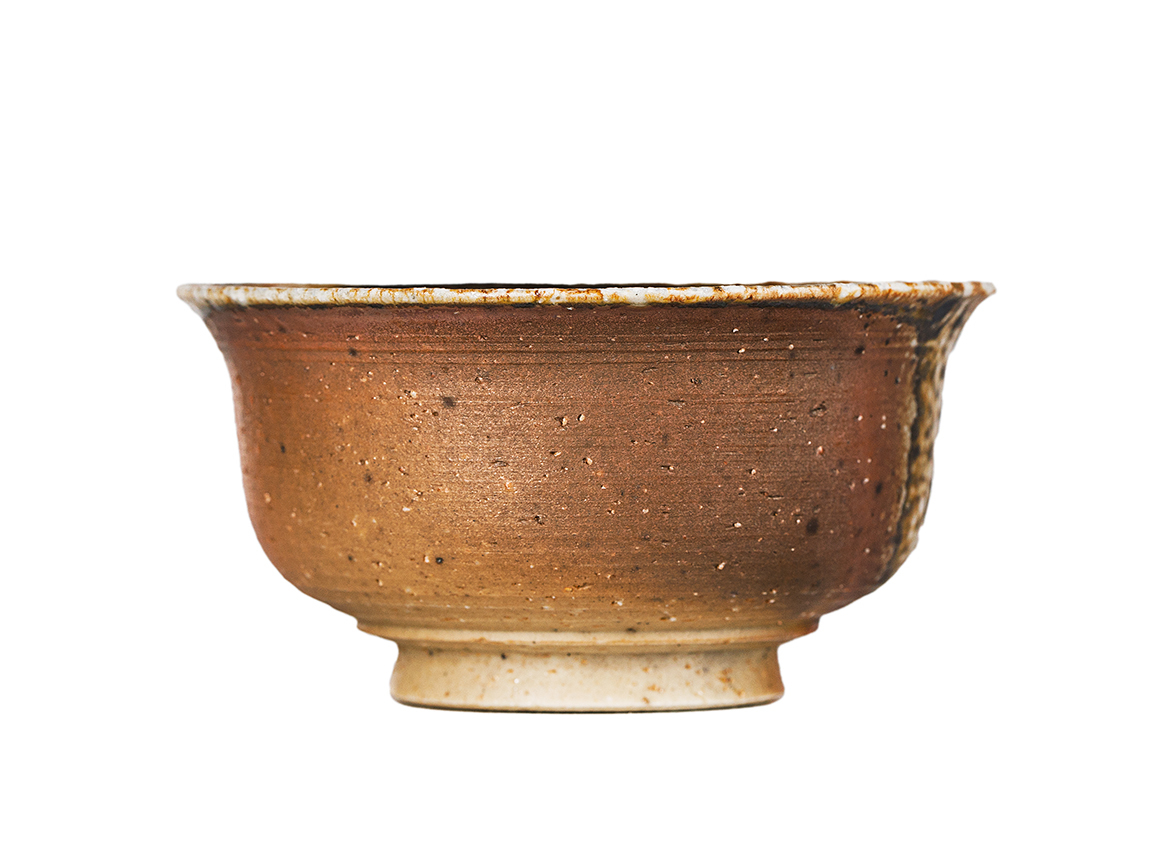 Пиала # 52134, дровяной обжиг, керамика Дэхуа, ручная работа, 65 мл.