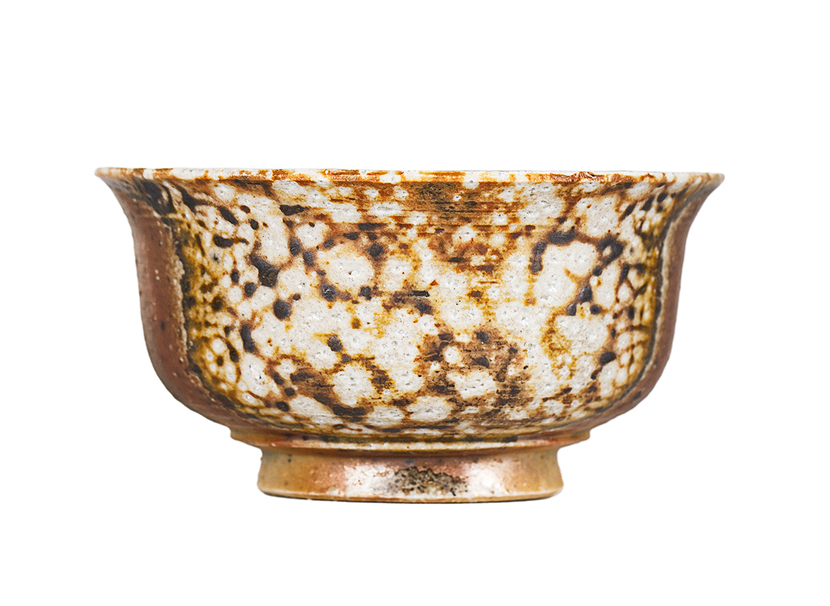 Пиала # 52134, дровяной обжиг, керамика Дэхуа, ручная работа, 65 мл.