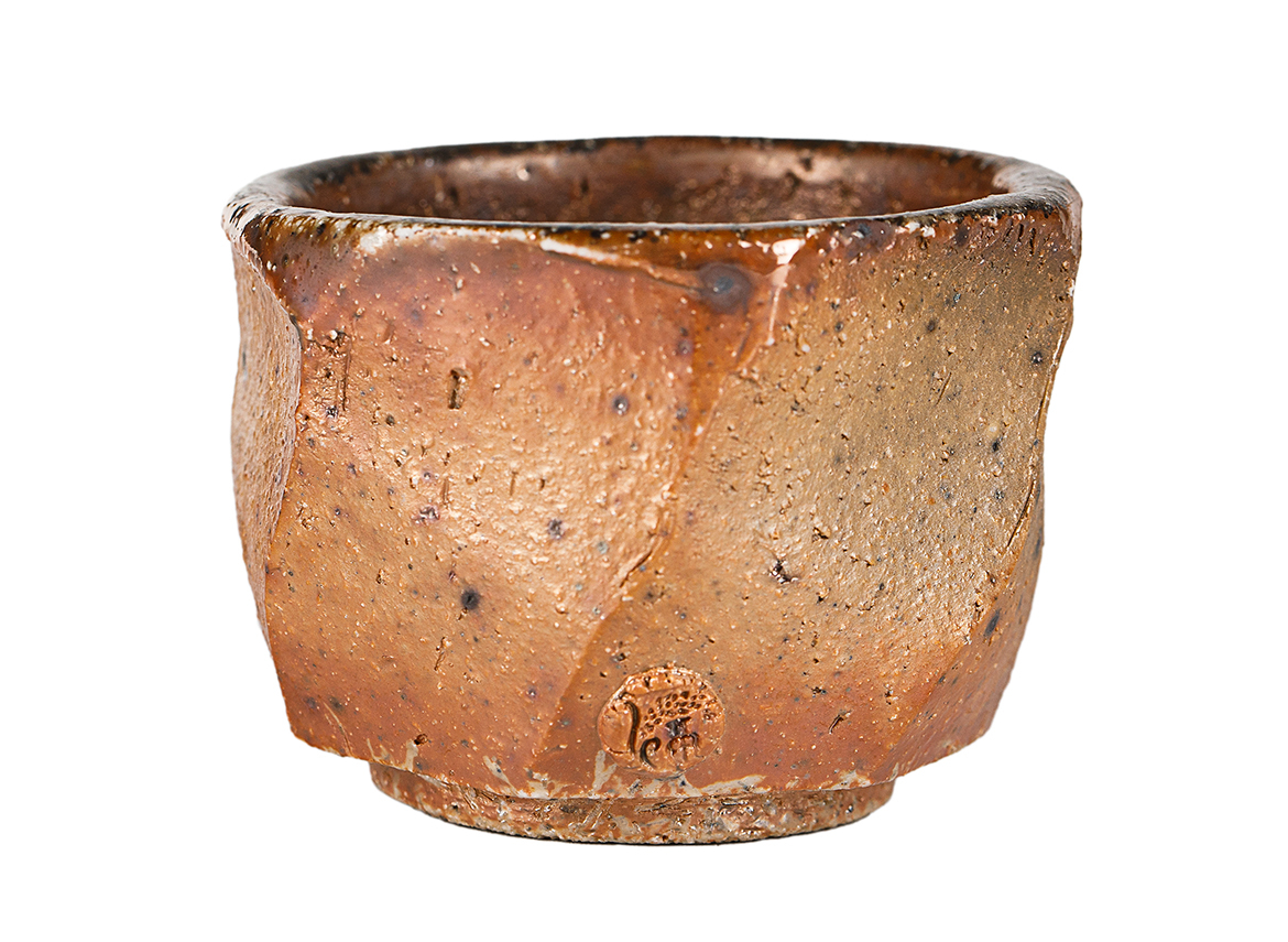 Пиала # 52135, дровяной обжиг, керамика Дэхуа, ручная работа, 80 мл.