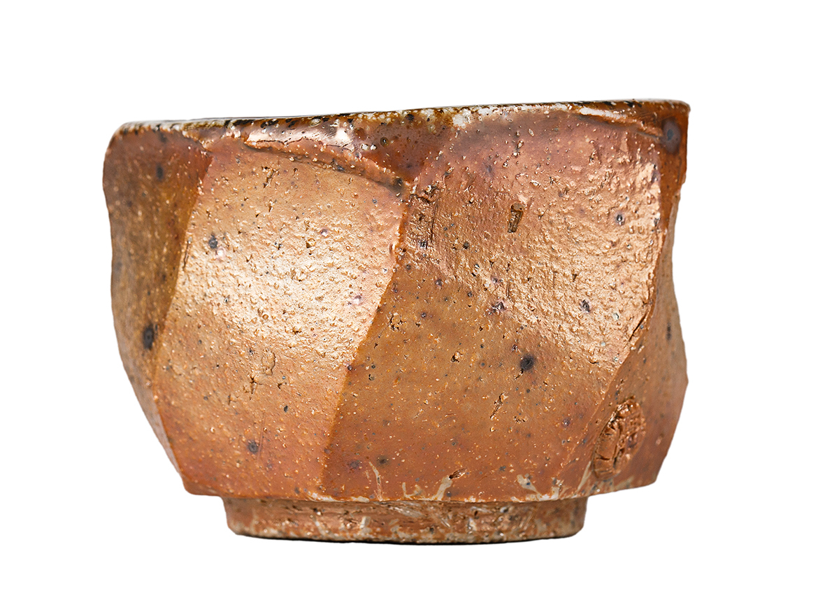 Пиала # 52135, дровяной обжиг, керамика Дэхуа, ручная работа, 80 мл.