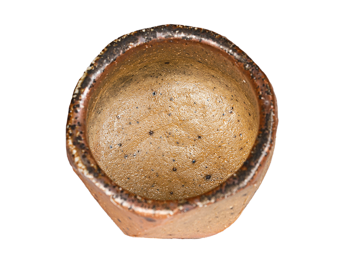 Пиала # 52135, дровяной обжиг, керамика Дэхуа, ручная работа, 80 мл.