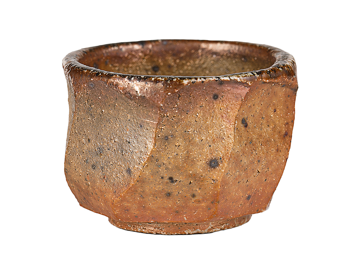 Пиала # 52135, дровяной обжиг, керамика Дэхуа, ручная работа, 80 мл.