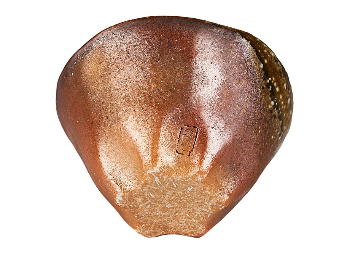 Пиала # 52136, дровяной обжиг, керамика Дэхуа, ручная работа, 60 мл.