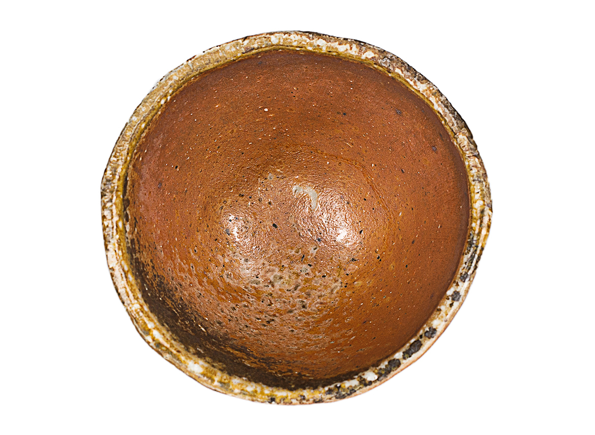 Пиала # 52136, дровяной обжиг, керамика Дэхуа, ручная работа, 60 мл.