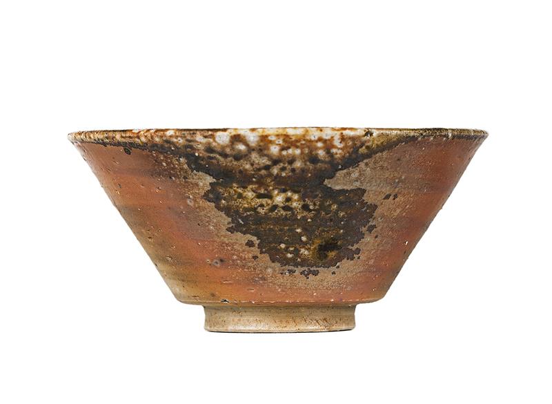 Пиала # 52137, дровяной обжиг, керамика Дэхуа, ручная работа, 50 мл.