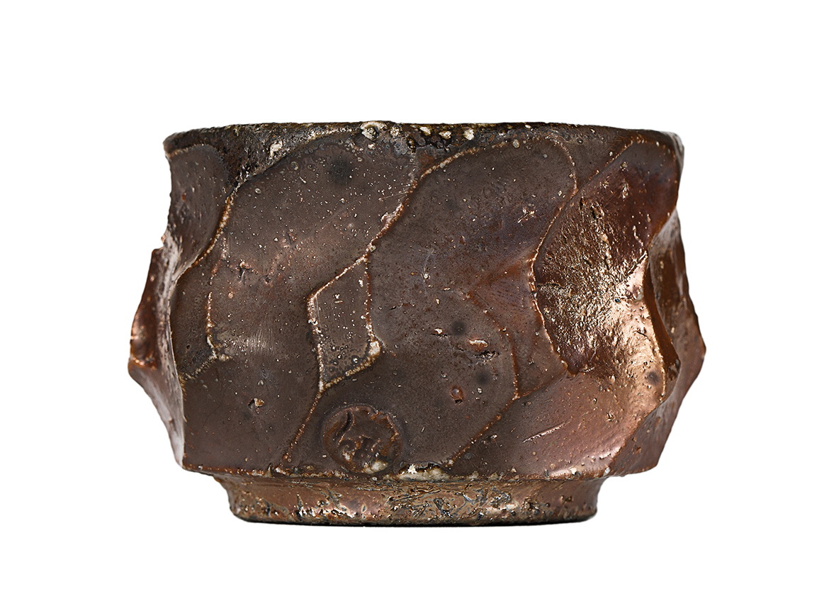 Пиала # 52138, дровяной обжиг, керамика Дэхуа, ручная работа, 80 мл.