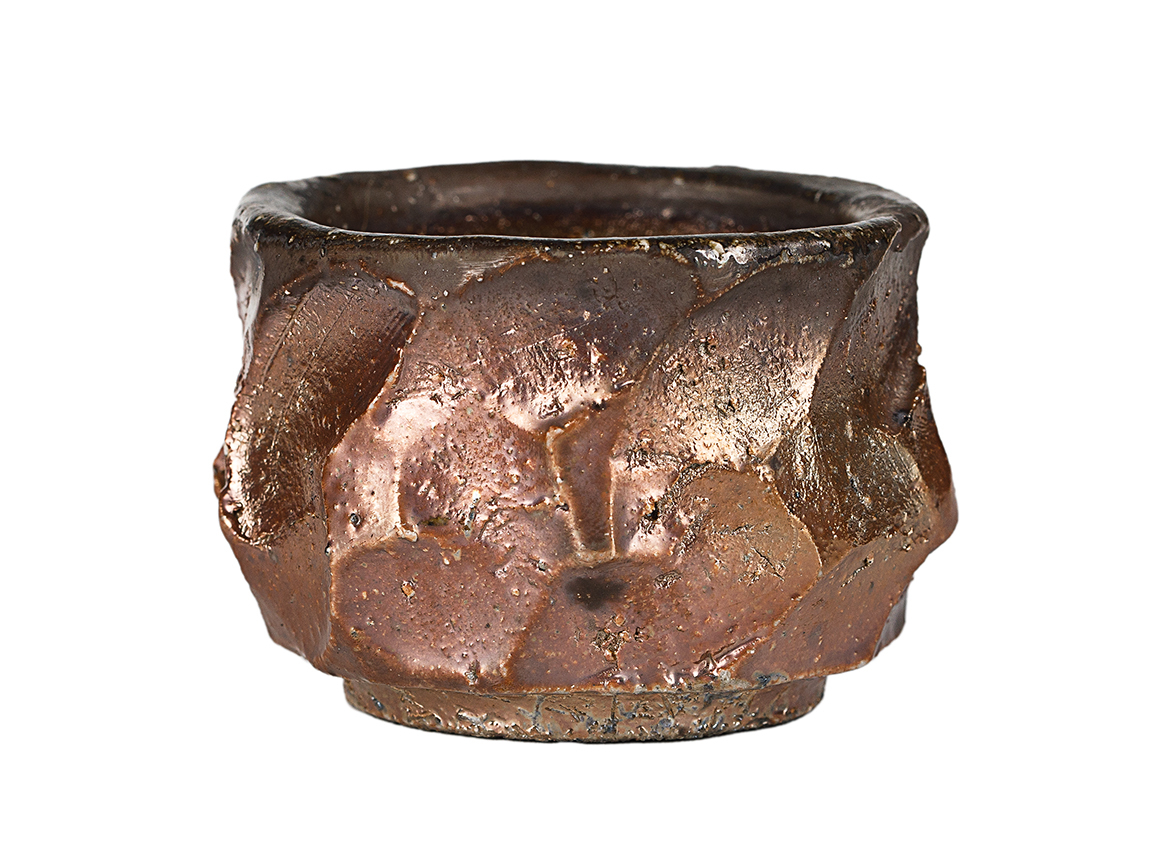 Пиала # 52138, дровяной обжиг, керамика Дэхуа, ручная работа, 80 мл.