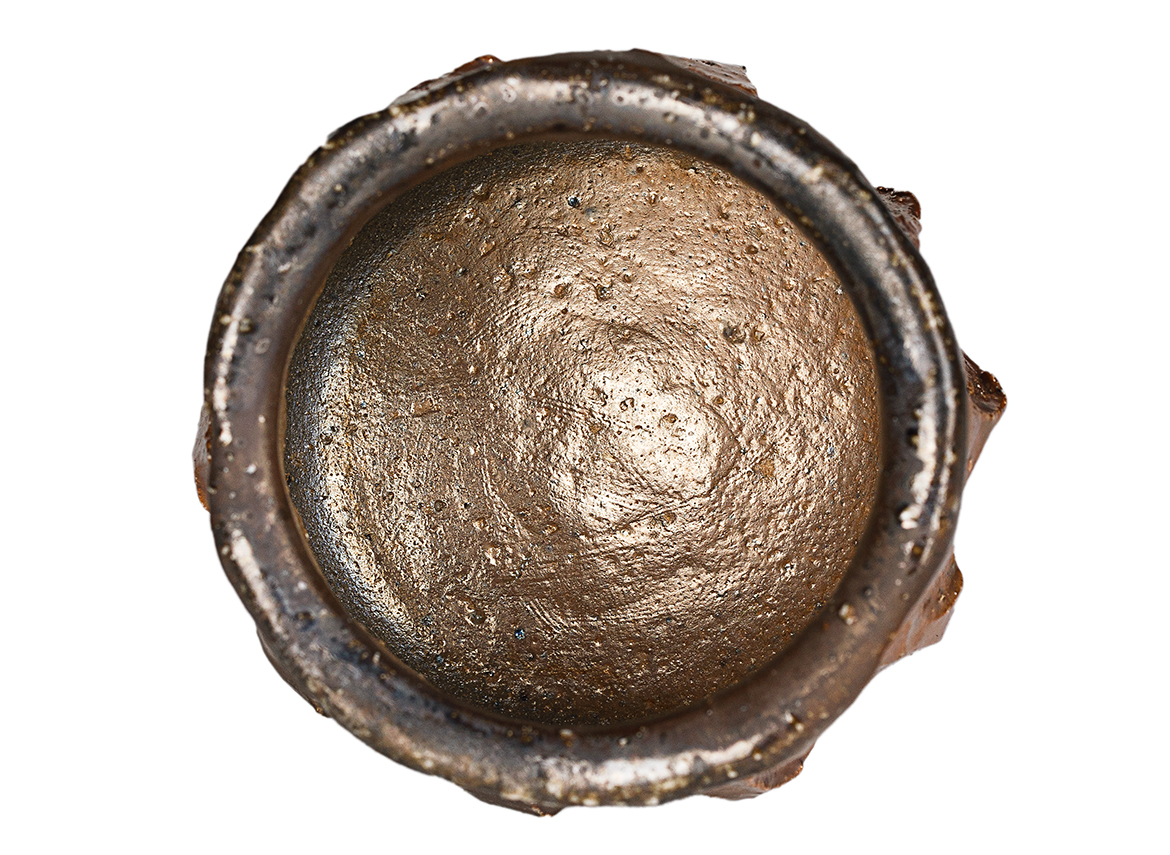 Пиала # 52138, дровяной обжиг, керамика Дэхуа, ручная работа, 80 мл.