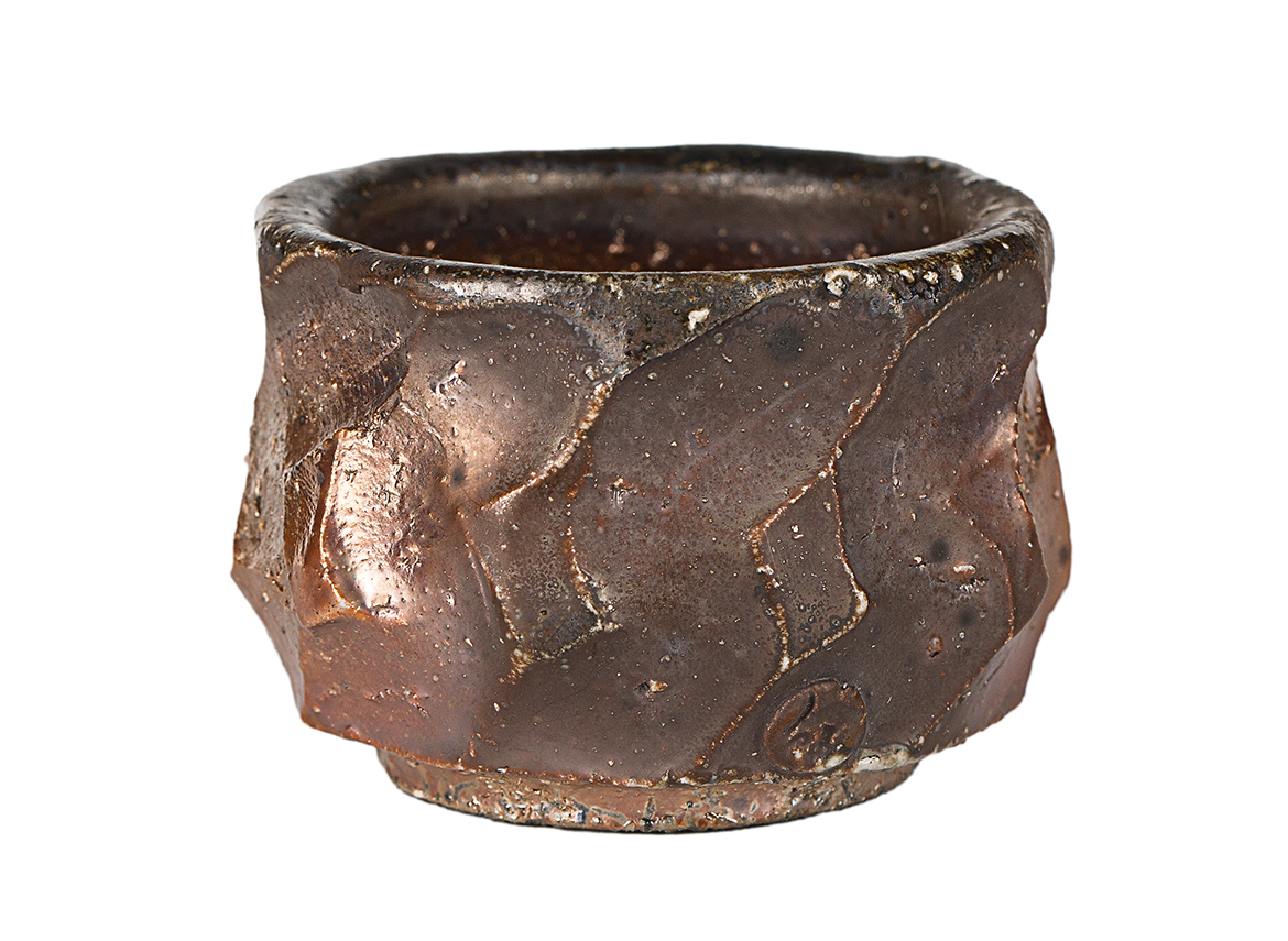 Пиала # 52138, дровяной обжиг, керамика Дэхуа, ручная работа, 80 мл.
