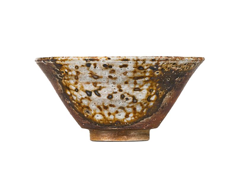 Пиала # 52140, дровяной обжиг, керамика Дэхуа, ручная работа, 45 мл.