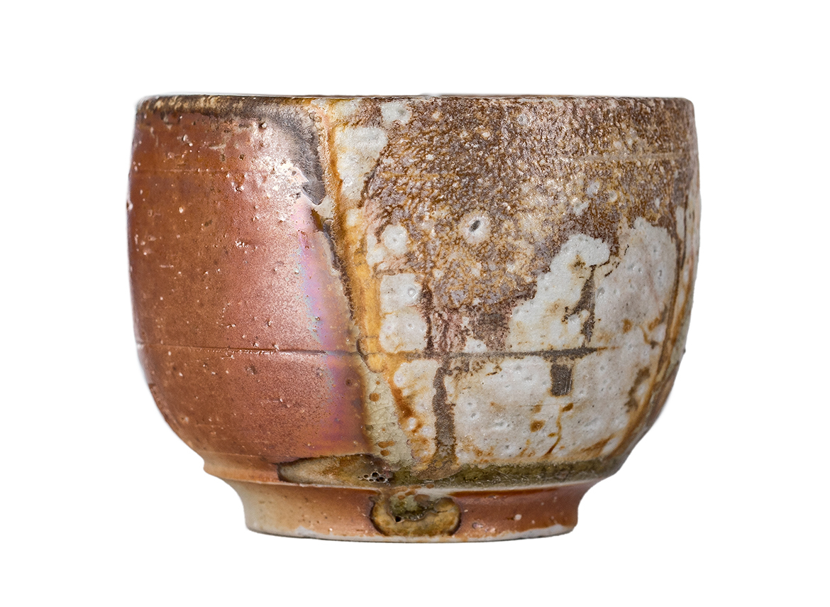 Пиала # 52141, дровяной обжиг, керамика Дэхуа, ручная работа, 85 мл.