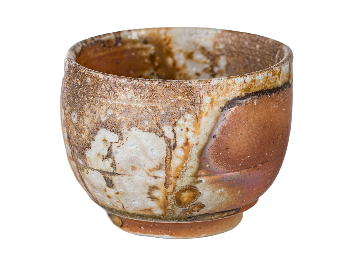 Пиала # 52141, дровяной обжиг, керамика Дэхуа, ручная работа, 85 мл.
