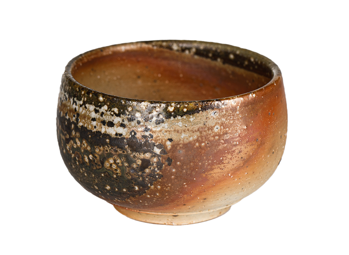 Пиала # 52142, дровяной обжиг, керамика Дэхуа, ручная работа, 100 мл.