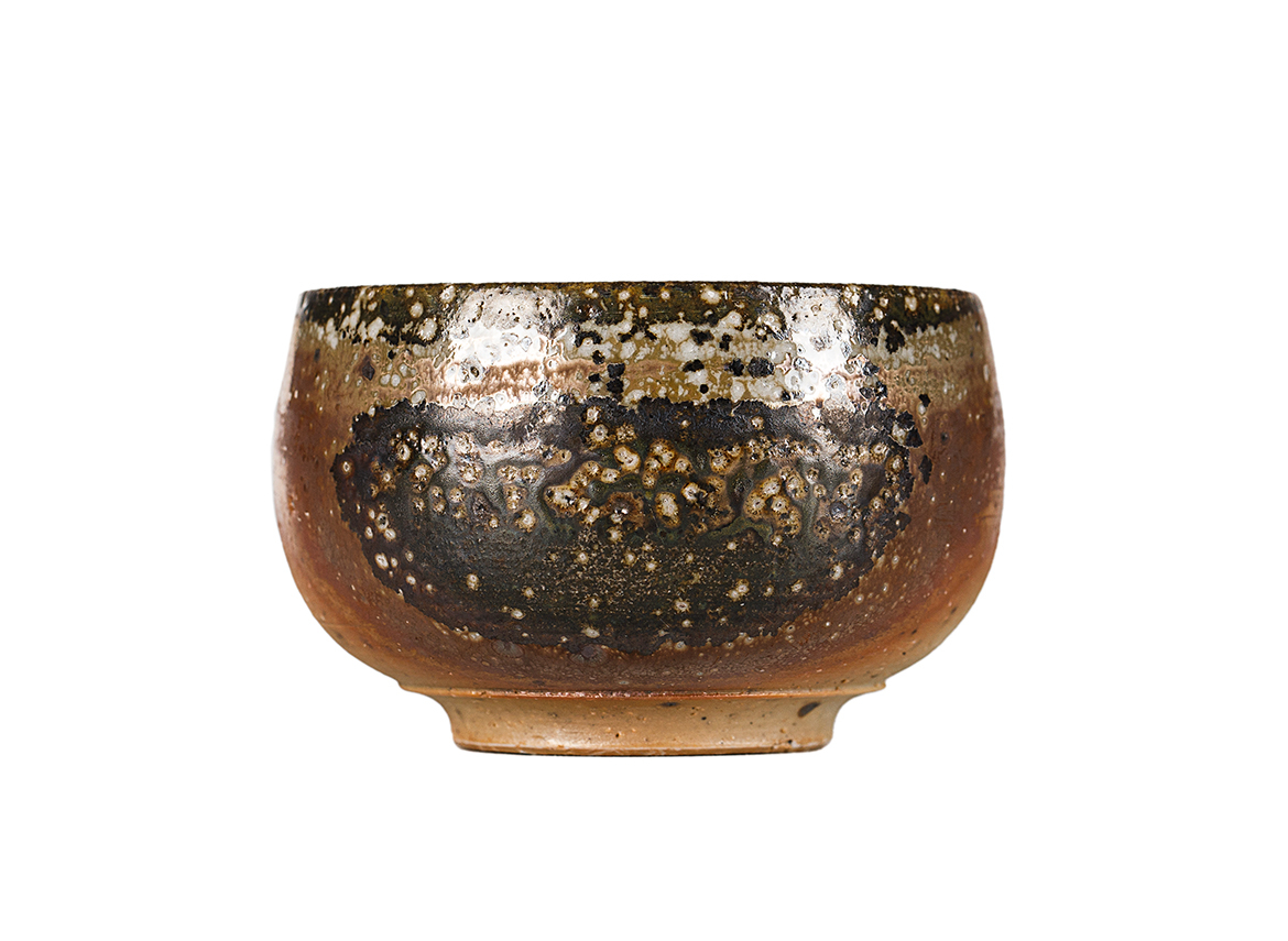 Пиала # 52142, дровяной обжиг, керамика Дэхуа, ручная работа, 100 мл.