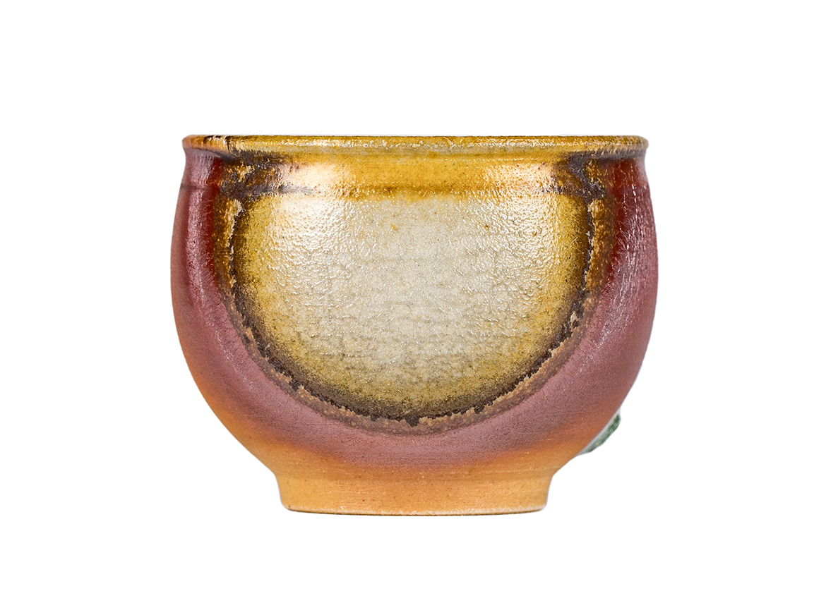 Пиала # 52143, дровяной обжиг, керамика Дэхуа, ручная работа, 80 мл.