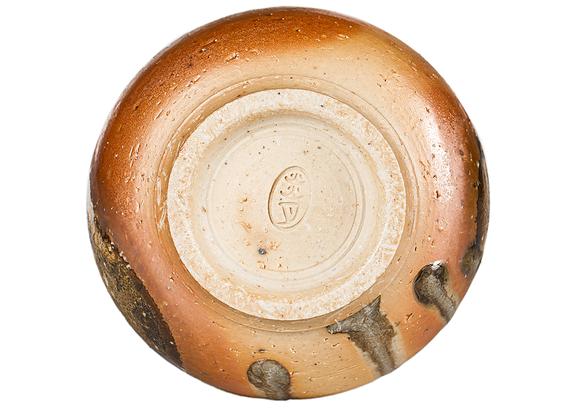 Пиала # 52145, дровяной обжиг, керамика Дэхуа, ручная работа, 85 мл.