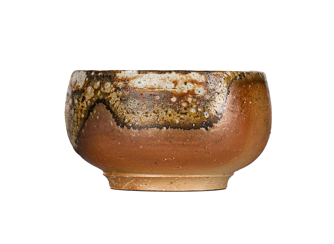 Пиала # 52145, дровяной обжиг, керамика Дэхуа, ручная работа, 85 мл.