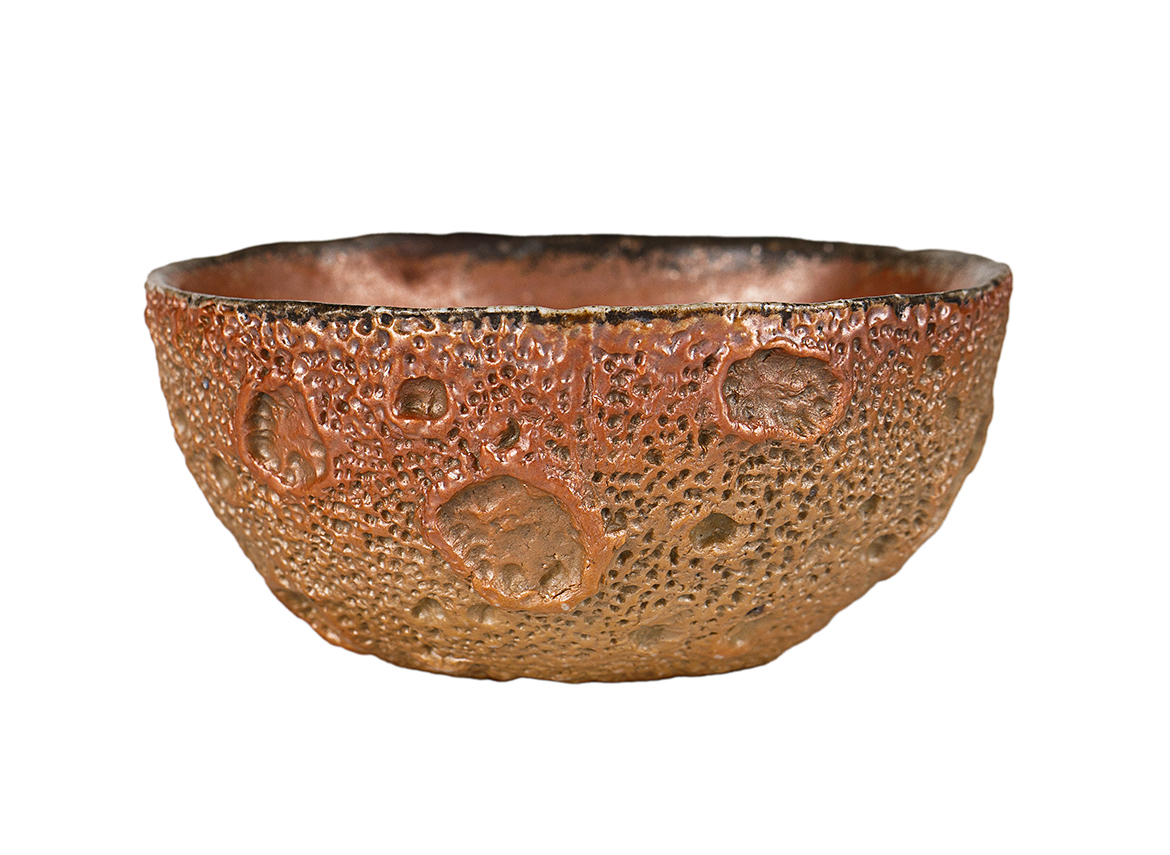 Пиала # 52146, дровяной обжиг, керамика Дэхуа, ручная работа, 65 мл.