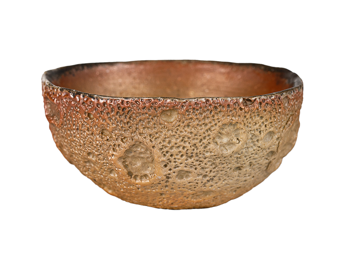 Пиала # 52146, дровяной обжиг, керамика Дэхуа, ручная работа, 65 мл.