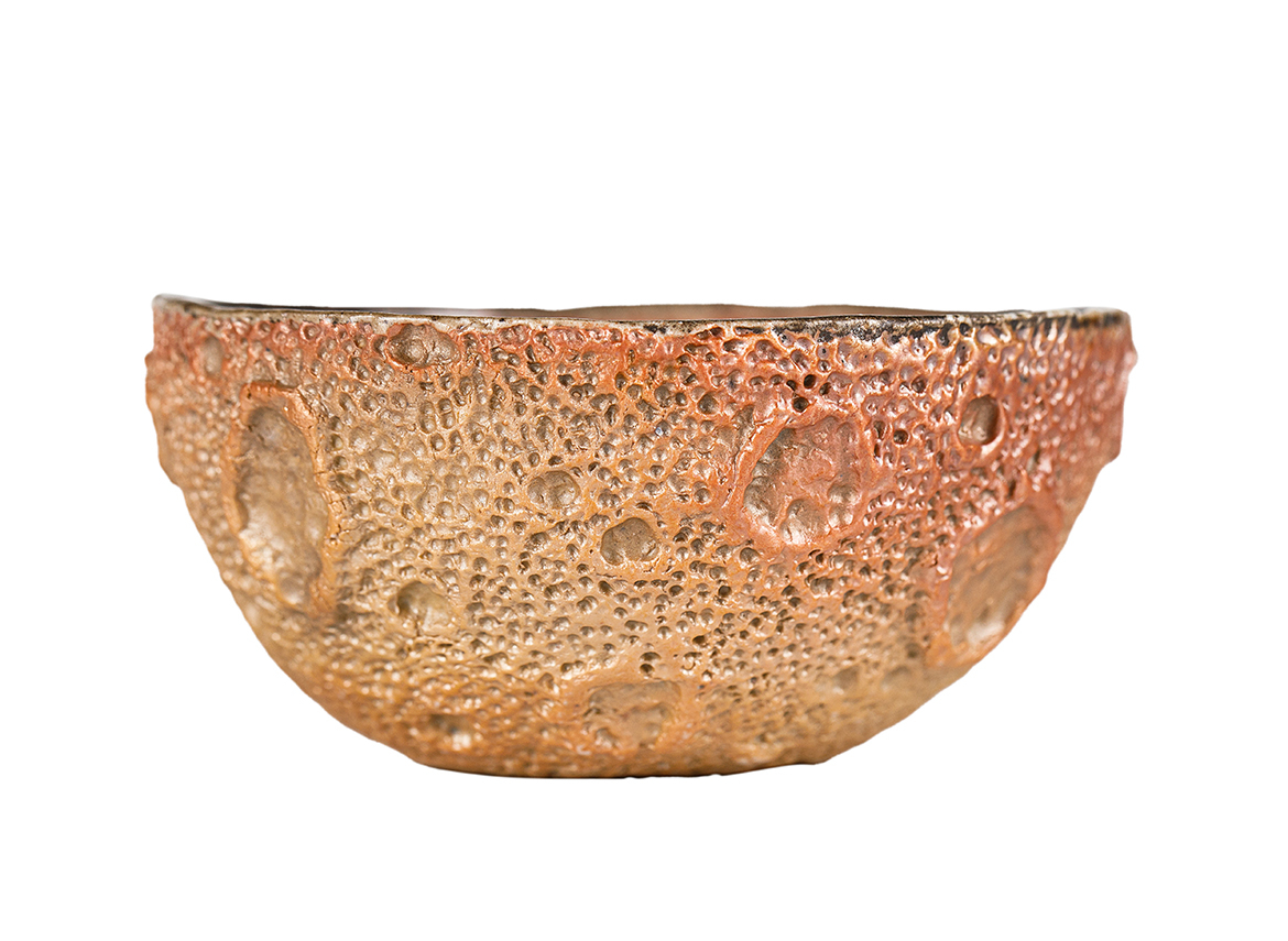 Пиала # 52146, дровяной обжиг, керамика Дэхуа, ручная работа, 65 мл.