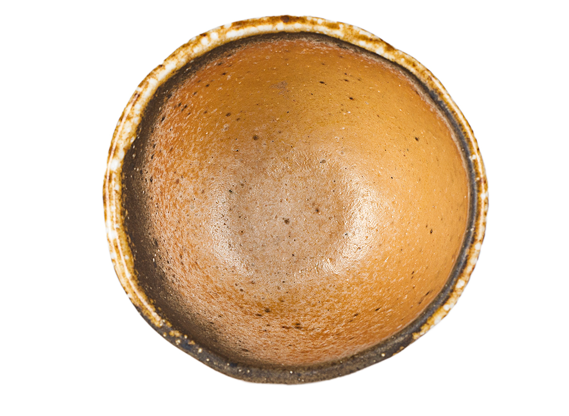 Пиала # 52148, дровяной обжиг, керамика Дэхуа, ручная работа, 50 мл.