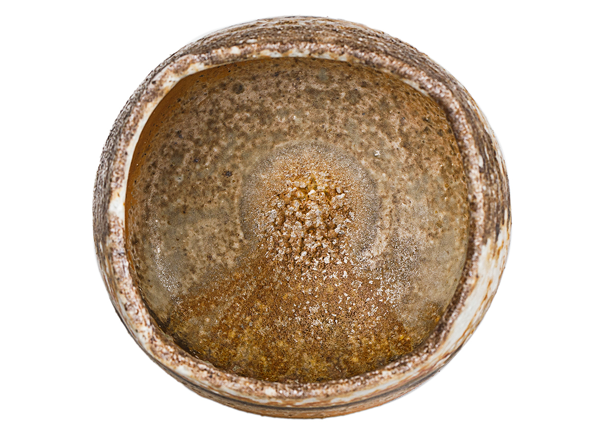 Пиала # 52149, дровяной обжиг, керамика Дэхуа, ручная работа, 65 мл.