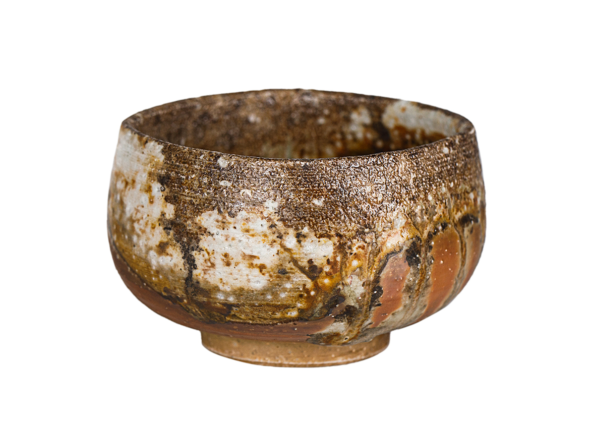 Пиала # 52149, дровяной обжиг, керамика Дэхуа, ручная работа, 65 мл.