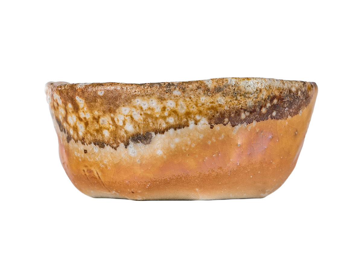 Пиала # 52151, дровяной обжиг, керамика Дэхуа, ручная работа, 50 мл.