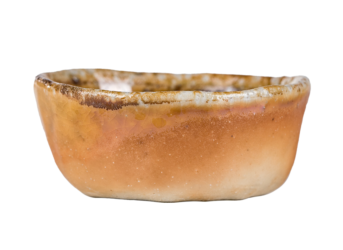 Пиала # 52151, дровяной обжиг, керамика Дэхуа, ручная работа, 50 мл.