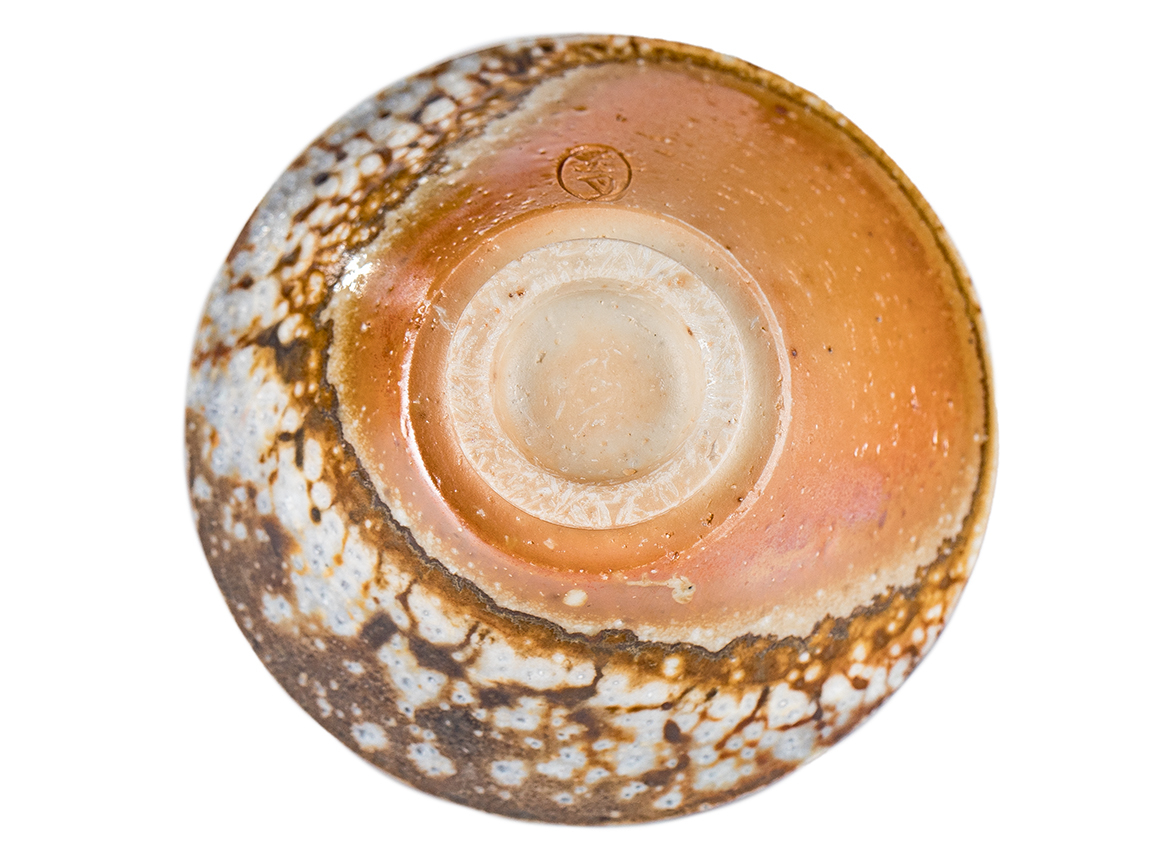 Пиала # 52152, дровяной обжиг, керамика Дэхуа, ручная работа, 35 мл.