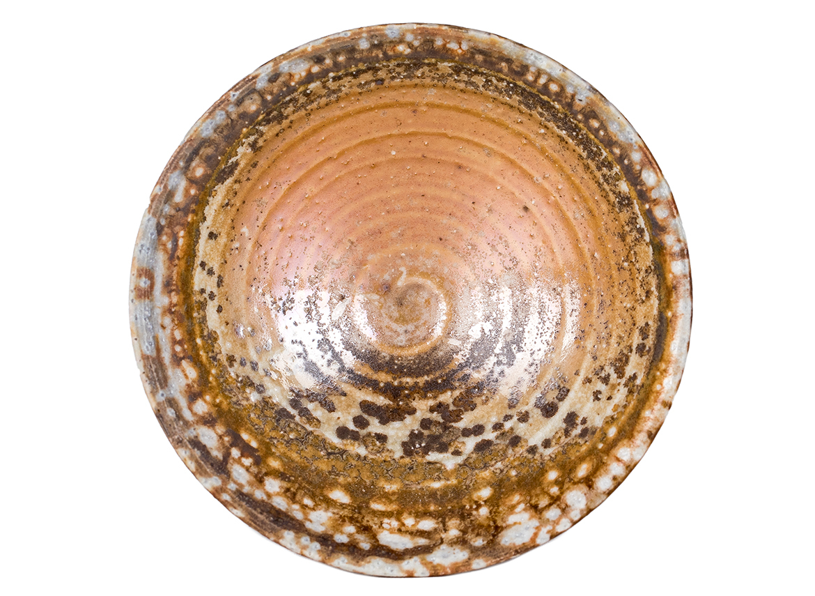 Пиала # 52152, дровяной обжиг, керамика Дэхуа, ручная работа, 35 мл.