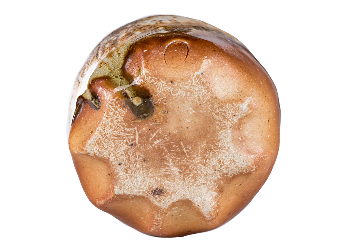 Пиала # 52153, дровяной обжиг, керамика Дэхуа, ручная работа, 70 мл.