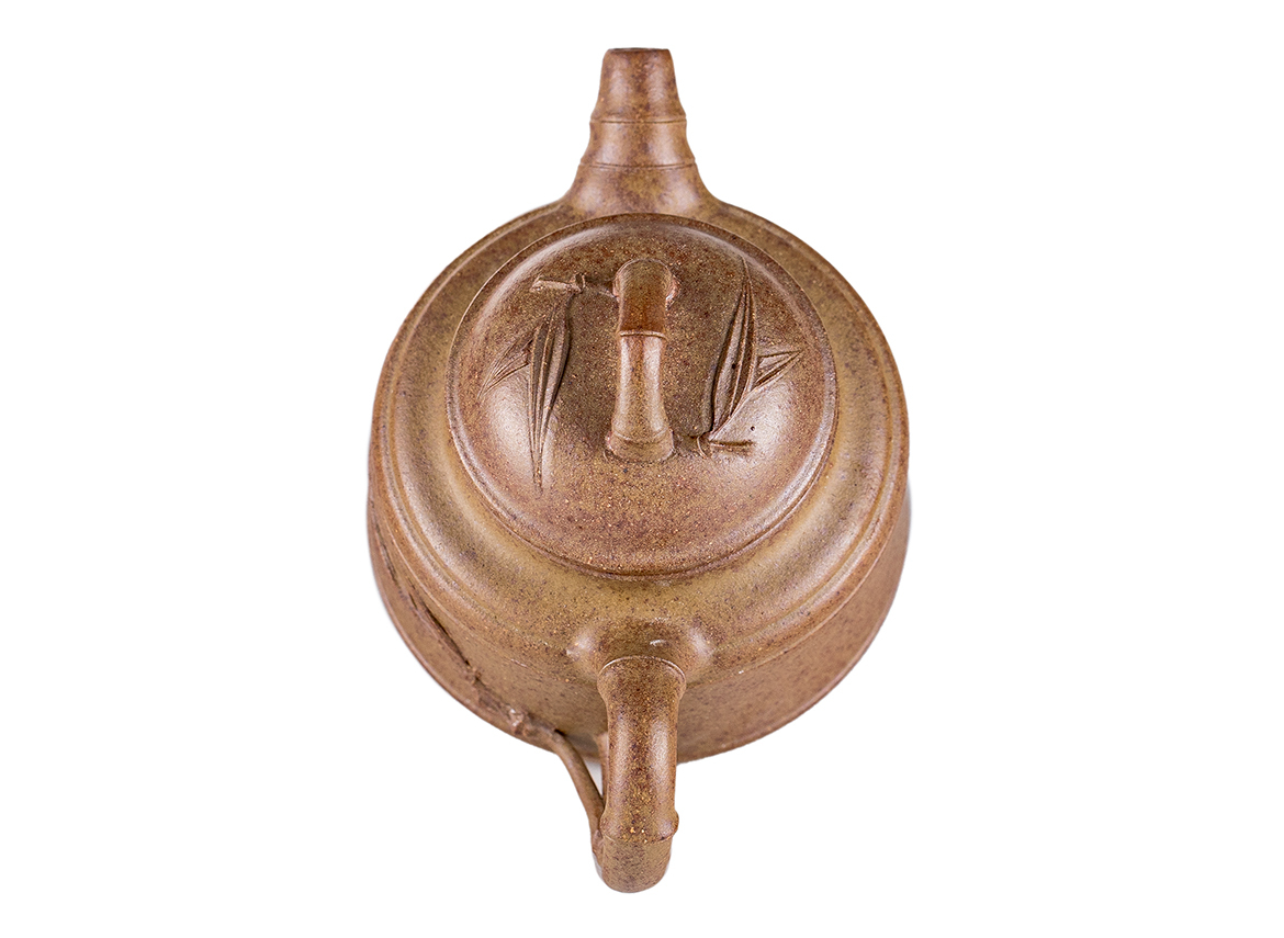 Чайник # 52154, дровяной обжиг/исинская глина, ручная работа, 100 мл.