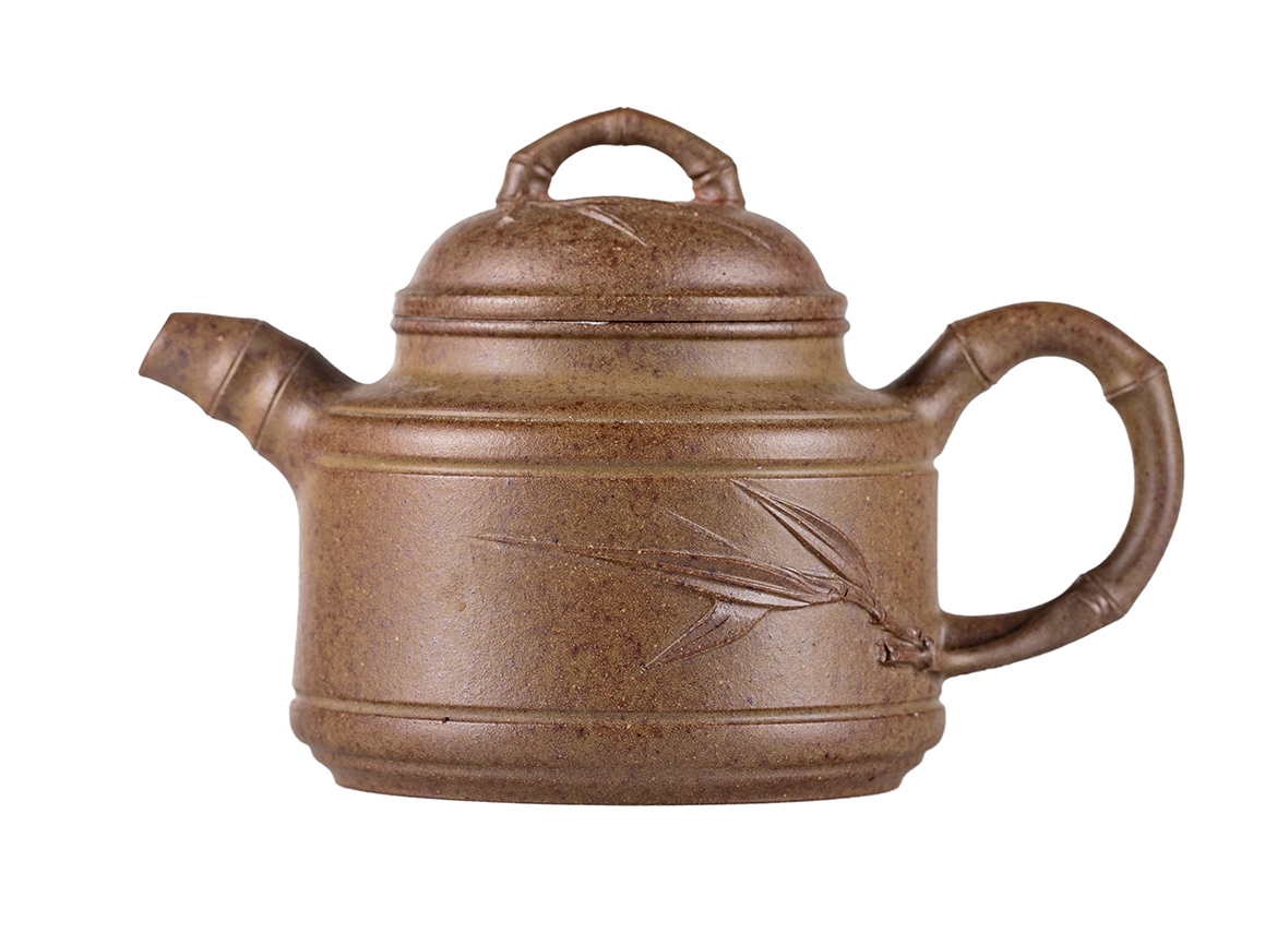 Чайник # 52154, дровяной обжиг/исинская глина, ручная работа, 100 мл.