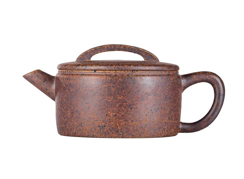 Чайник # 52158, дровяной обжиг/исинская глина, ручная работа, 110 мл.