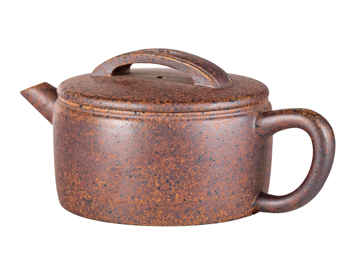 Чайник # 52158, дровяной обжиг/исинская глина, ручная работа, 110 мл.