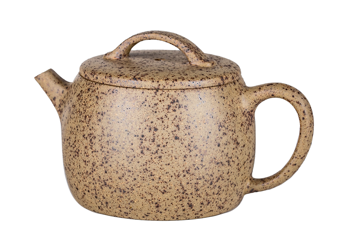 Чайник # 52164, дровяной обжиг/исинская глина, ручная работа, 150 мл.