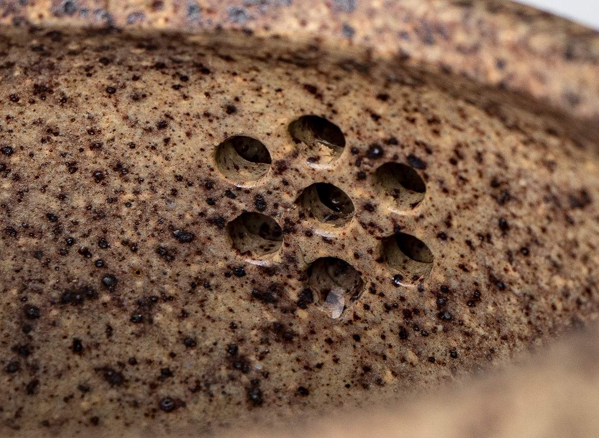 Чайник # 52164, дровяной обжиг/исинская глина, ручная работа, 150 мл.