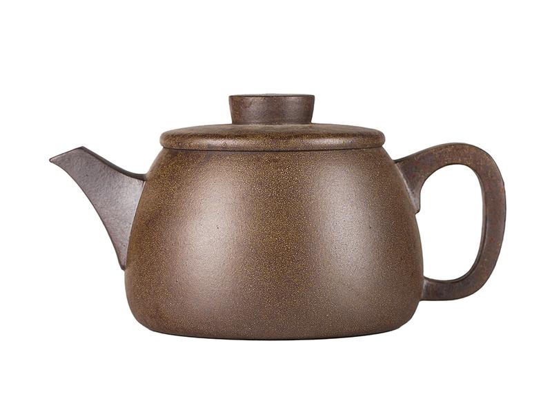Чайник # 52167, дровяной обжиг/исинская глина, ручная работа, 185 мл.