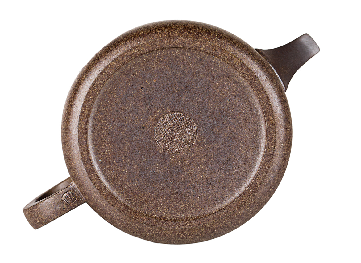 Чайник # 52167, дровяной обжиг/исинская глина, ручная работа, 185 мл.