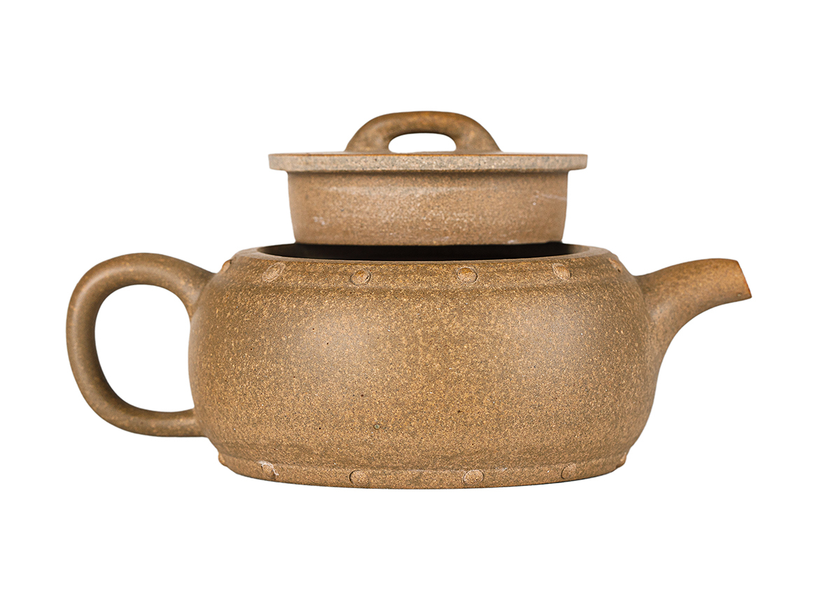 Чайник # 52168, дровяной обжиг/исинская глина, ручная работа, 120 мл.