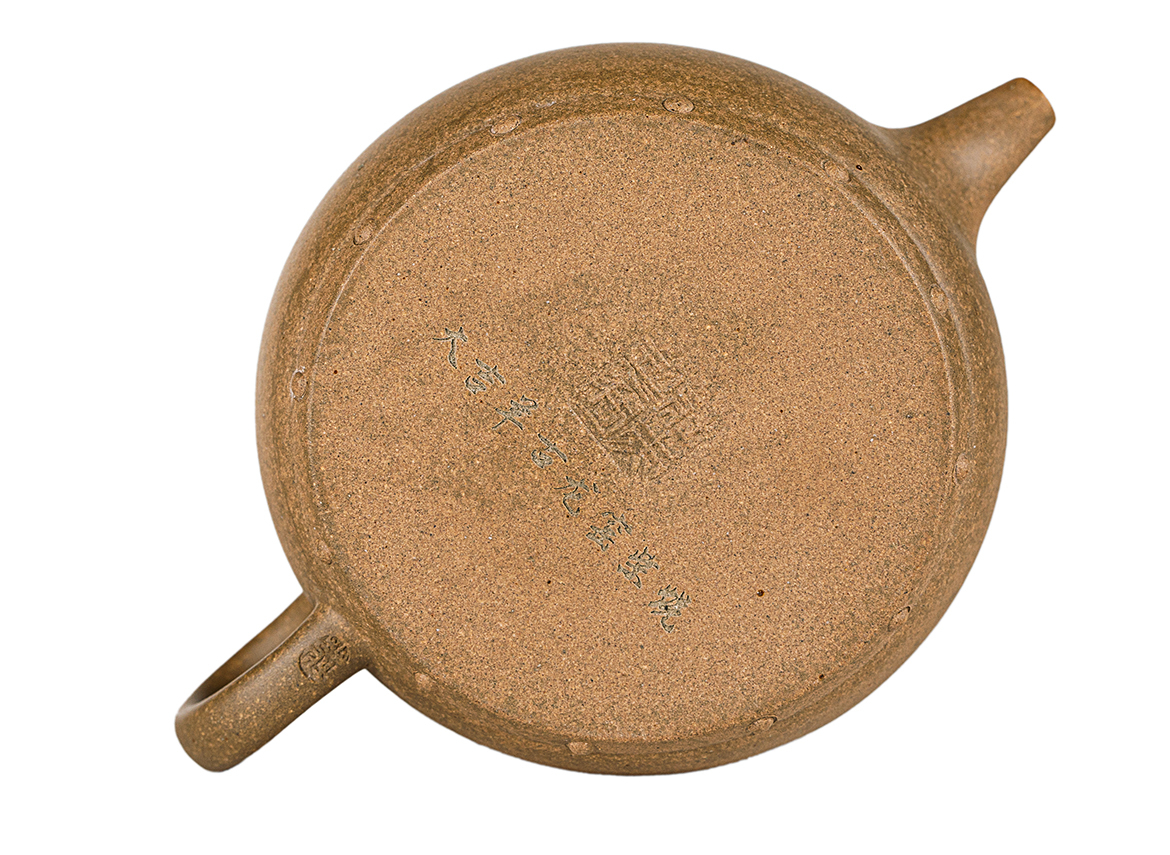 Чайник # 52168, дровяной обжиг/исинская глина, ручная работа, 120 мл.