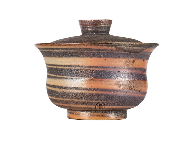 Гайвань # 52170, дровяной обжиг, керамика Дэхуа, ручная работа, 120 мл.